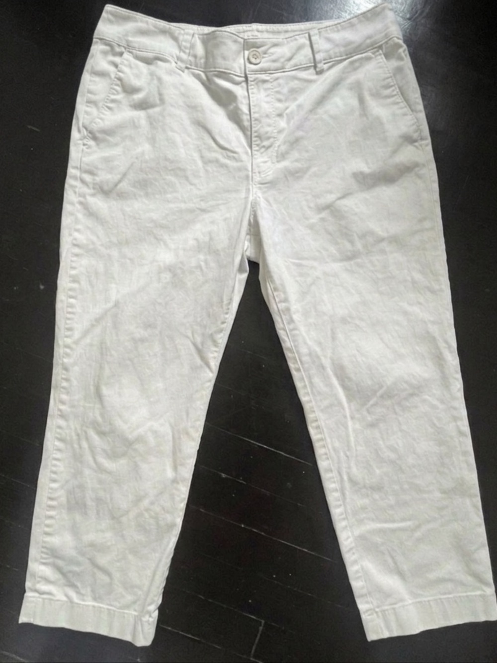 LOFT Women's Monroe Straight Leg Chino Pants - Size 12P